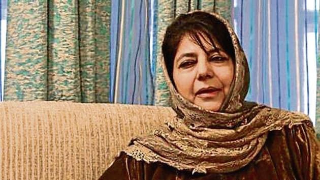 PDP leader Mehbooba Mufti is being moved from a subsidiary jail on MA Road in Srinagar to her Fairview residence that will serve as a subsidiary jail.(Photo: Reuters)