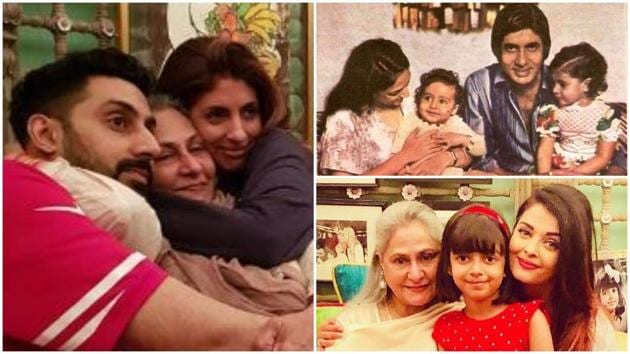 Jaya Bachchan may look strict but she loves cuddles like any other mom.