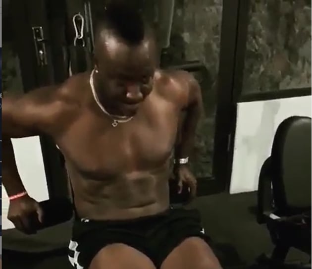Andre Russell is working out. (Andre Russell/twitter) 