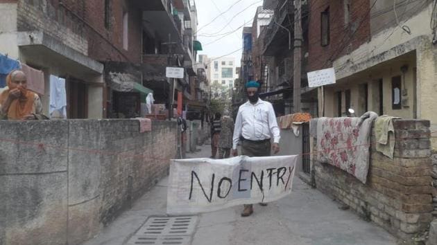 Several areas have been sealed in Uttarakhand barring entering of people from outside the state (HT Photo/Gurminder Singh/Representative) Several areas have been sealed in Uttarakhand barring entering of people from outside the state (HT Photo/Gurminder Singh/Representative)