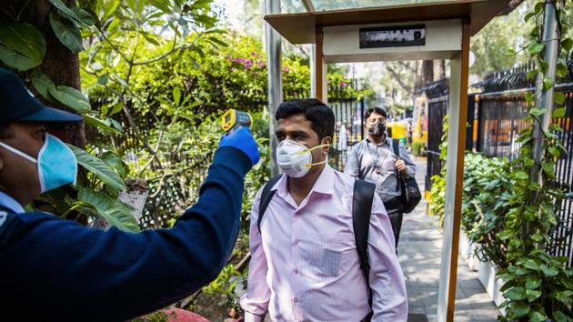 In another decision, the Delhi government made it compulsory for people to wear masks while stepping out of their homes.(Bloomberg file photo)
