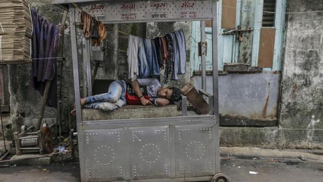Based on a rough calculation, about 50 million people might have lost jobs in just two weeks of the lockdown, said Pronab Sen, a former chief statistician of India.(Bloomberg) Based on a rough calculation, about 50 million people might have lost jobs in just two weeks of the lockdown, said Pronab Sen, a former chief statistician of India.(Bloomberg)