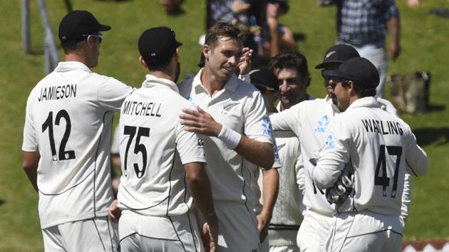 A file photo of Tim Southee.(AP) A file photo of Tim Southee.(AP)