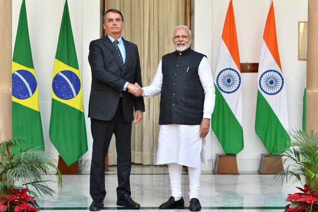 Brazil President Jair Messias Bolsonaro had written the letter after his phone call with Prime Minister Narendra Modi on Saturday.(PIB)