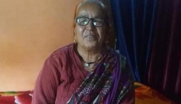 Devaki Bhandari, a resident of Gauchar in Uttarakhand’s Chamoli district donated her entire savings to the PM Cares Fund to fight coronavirus.(HT PHOTO)