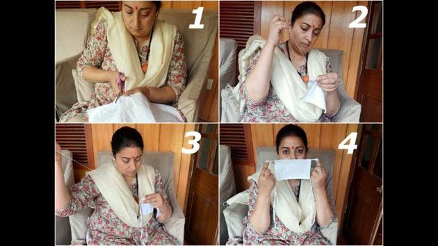 Smriti Irani shared this image along with the post.(Twitter/@smritiirani)