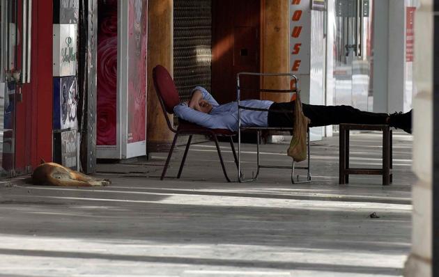 A massive global economic downturn is at our doorsteps which will require massive intervention by governments, says IMF (HT Photo/Mohd Zaki) A massive global economic downturn is at our doorsteps which will require massive intervention by governments, says IMF (HT Photo/Mohd Zaki)