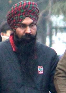Murder accused Maninder Singh coming out of the District Courts at Sector 43 in Chandigarh on Wednesday.(Gurminder Singh/HT) Murder accused Maninder Singh coming out of the District Courts at Sector 43 in Chandigarh on Wednesday.(Gurminder Singh/HT)