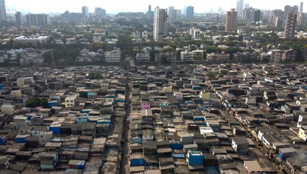 Dharavi store drone view