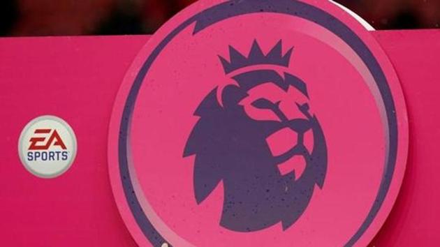 General view of the Premier League logo before the match. (REUTERS) General view of the Premier League logo before the match. (REUTERS)