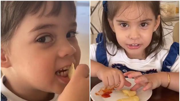 Karan Johar has been sharing fun videos of his kids through the lockdown. Karan Johar has been sharing fun videos of his kids through the lockdown.