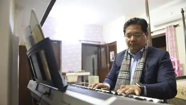 Conrad K Sangma, Chief Minister of Meghalaya at his residence on APJ Abdul Kalam in New Delhi.(Sanchit Khanna/HT File Photo) Conrad K Sangma, Chief Minister of Meghalaya at his residence on APJ Abdul Kalam in New Delhi.(Sanchit Khanna/HT File Photo)
