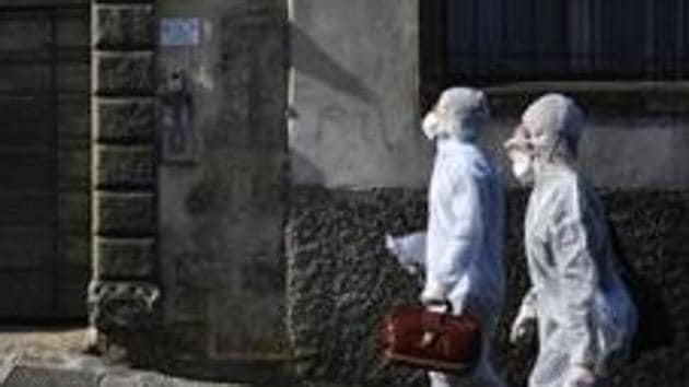 The number of officially confirmed cases climbed to 152,271, the third highest global tally behind those of the United States and Spain. (AP file photo) The number of officially confirmed cases climbed to 152,271, the third highest global tally behind those of the United States and Spain. (AP file photo)