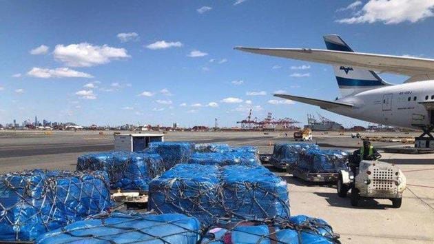 “Supporting our partners in the fight against?#Covid19. Consignment of hydroxychloroquine from India arrived at Newark airport today,” Taranjit Sandhu, Indian ambassador to the United States wrote in a tweet.(@SandhuTaranjitS/Twitter)