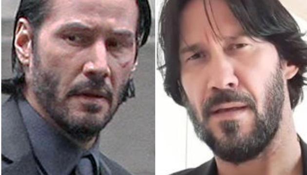 Keanu Reeves and his Brazilian doppelganger.