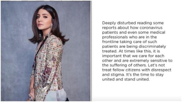 Anushka Sharma is calling for more empathy and respect towards health workers. Anushka Sharma is calling for more empathy and respect towards health workers.