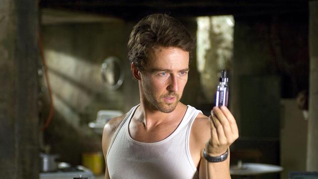 Edward Norton in a still from The Incredible Hulk.