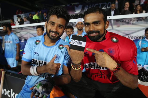 Manpreet Singh and Sreejesh Parattu (Getty Images) Manpreet Singh and Sreejesh Parattu (Getty Images)
