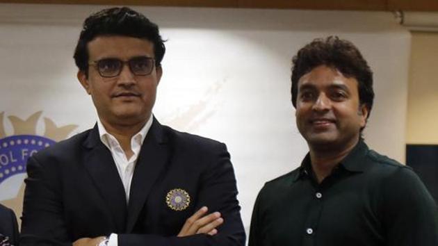 BCCI president Sourav Ganguly,Treasurer Arun Dhumal (AP) BCCI president Sourav Ganguly,Treasurer Arun Dhumal (AP)