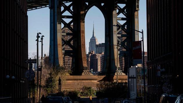 NYC also gets more than 60 million tourists a year and is the entry point to America for many travellers, meaning anyone carrying the virus is likely to start infecting others here first, elevating the risk of contagion. (Johannes Eisele / AFP) NYC also gets more than 60 million tourists a year and is the entry point to America for many travellers, meaning anyone carrying the virus is likely to start infecting others here first, elevating the risk of contagion. (Johannes Eisele / AFP)