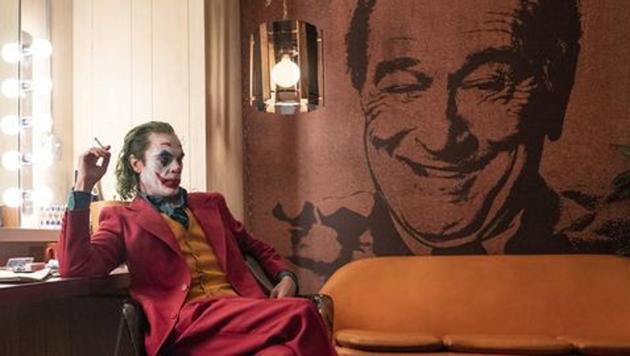 Joaquin Phoenix in a still from Joker.