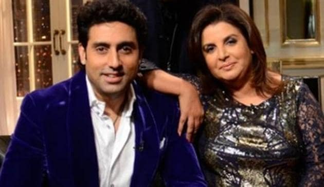 Abhishek Bachchan and Farah Khan on the sets of Koffee With Karan in 2013. Abhishek Bachchan and Farah Khan on the sets of Koffee With Karan in 2013.