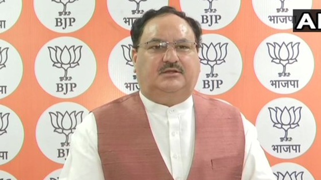 BJP national president JP Nadda has criticised the Congress of not according the respect that BR Ambedkar deserved while he was alive. (ANI / Twitter) BJP national president JP Nadda has criticised the Congress of not according the respect that BR Ambedkar deserved while he was alive. (ANI / Twitter)
