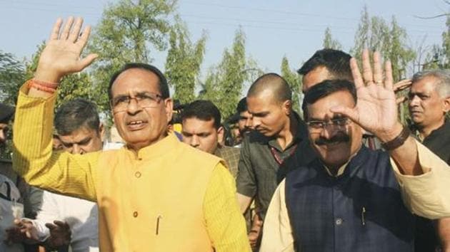 Madhya Pradesh Chief Minister Shivraj Singh Chouhan attacked his predecessor Kamal Nath, claiming he did nothing to fight spread of coronavirus disease Covid-19.(PTI Photo) Madhya Pradesh Chief Minister Shivraj Singh Chouhan attacked his predecessor Kamal Nath, claiming he did nothing to fight spread of coronavirus disease Covid-19.(PTI Photo)