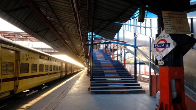 The railways also said that all counters for booking of rail journey tickets for reserved/unreserved travel at railway stations and outside railway station premises shall remain closed till May 3 midnight. (Bloomberg) The railways also said that all counters for booking of rail journey tickets for reserved/unreserved travel at railway stations and outside railway station premises shall remain closed till May 3 midnight. (Bloomberg)