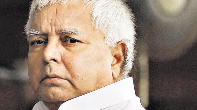 RJD Chief and former chief minister of Bihar Lalu Prasad Yadav.(HT file photo)