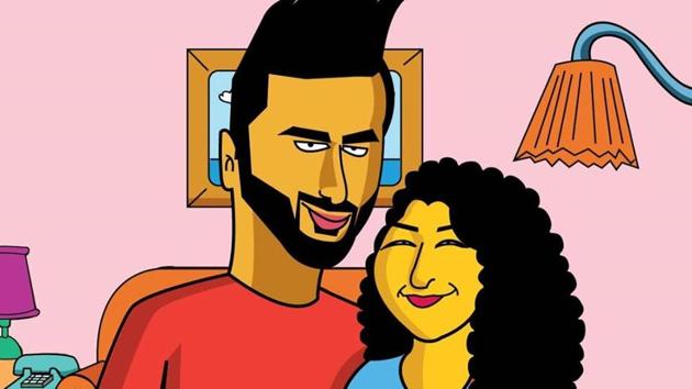 Arjun Kapoor and sister Anshula as Bart and Lisa Simpson. Arjun Kapoor and sister Anshula as Bart and Lisa Simpson.