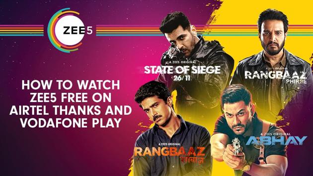 ZEE5, India’s Most Desired Video Streaming Brand (named by TRA), is home to over 1 lakh hours of Original content.(ZEE5)