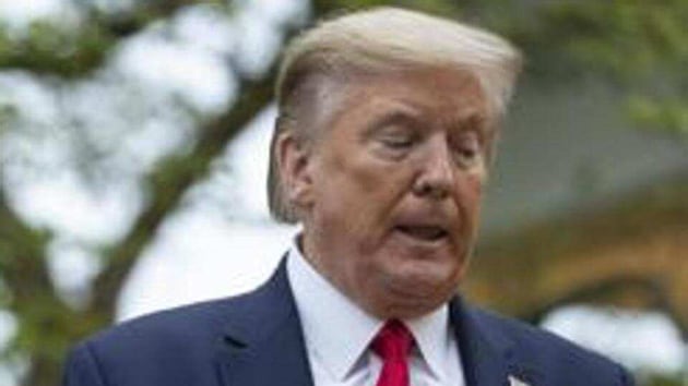 The US president is himself facing criticism for his handling of the Covid-19 crisis in his country, which has recorded more than 614,000 infections and more than 26,000 deaths. (AP) The US president is himself facing criticism for his handling of the Covid-19 crisis in his country, which has recorded more than 614,000 infections and more than 26,000 deaths. (AP)