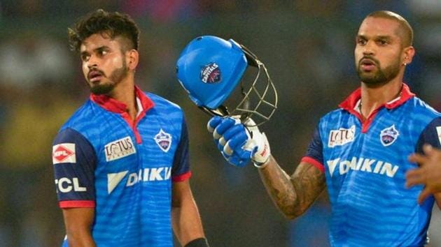 Shreyas Iyer and Shikhar Dhawan.(IPL) Shreyas Iyer and Shikhar Dhawan.(IPL)