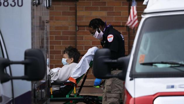 Hospitals in New York City, which have been especially hard hit by the coronavirus, are still struggling with an influx of Covid-19 cases. (AFP photo)