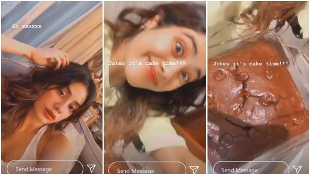 Janhvi Kapoor has been posting fun pictures and videos through the lockdown period. Janhvi Kapoor has been posting fun pictures and videos through the lockdown period.