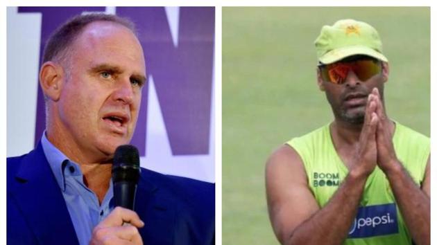 File image of Matthew Hayden and Shoaib Akhtar.(File)