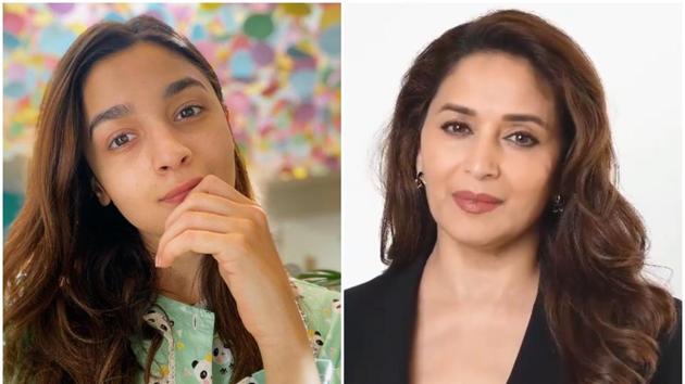 Alia Bhatt has shared a video of Madhuri Dixit’s new dance initiative. Alia Bhatt has shared a video of Madhuri Dixit’s new dance initiative.