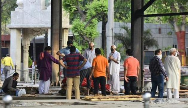 A major cremation ground in north Delhi. (Image for representation)(Sonu Mehta/ Hindustan Times) A major cremation ground in north Delhi. (Image for representation)(Sonu Mehta/ Hindustan Times)