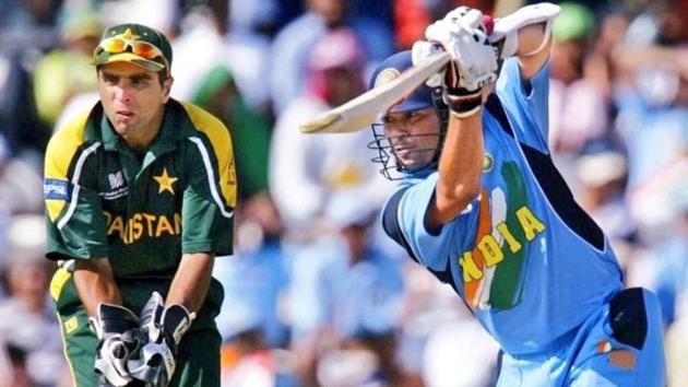 Sachin Tendulkar against Pakistan in World Cup 2003(Twitter)