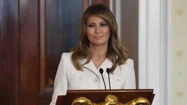 US First Lady Melania Trump dialled Prime Minister Boris Johnson’s fiancée Carrie Symonds. (AP File Photo) US First Lady Melania Trump dialled Prime Minister Boris Johnson’s fiancée Carrie Symonds. (AP File Photo)