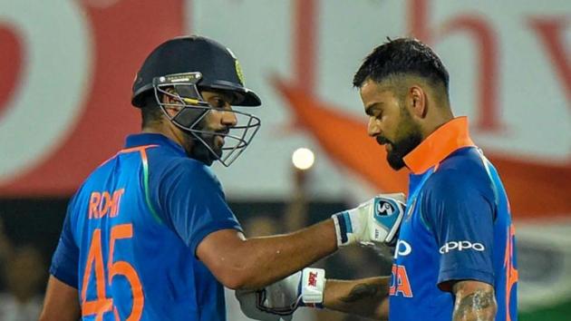 File image of Rohit Sharma and Virat Kohli. (PTI) File image of Rohit Sharma and Virat Kohli. (PTI)