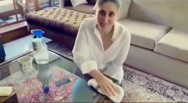 Kareena Kapoor Khan in a screengrab from the video.