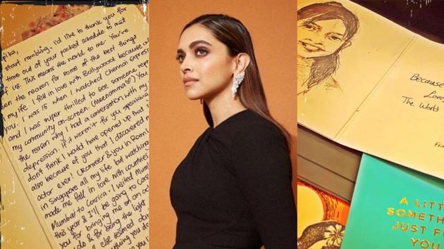 Deepika Padukone has shared a glimpse of the handwritten letters sent by her fans. Deepika Padukone has shared a glimpse of the handwritten letters sent by her fans.