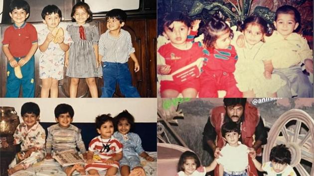 Sonam Kapoor and Arjun Kapoor bond on childhood pictures.