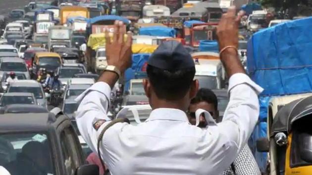 The policeman, who was posted with the Hauz Khas circle traffic unit, was placed in isolation and home-quarantine on April 2. (HT file photo) The policeman, who was posted with the Hauz Khas circle traffic unit, was placed in isolation and home-quarantine on April 2. (HT file photo)