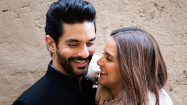 Angad Bedi and Neha Dhupia tied the knot in an intimate Anand Karaj ceremony in Delhi in May 2018.