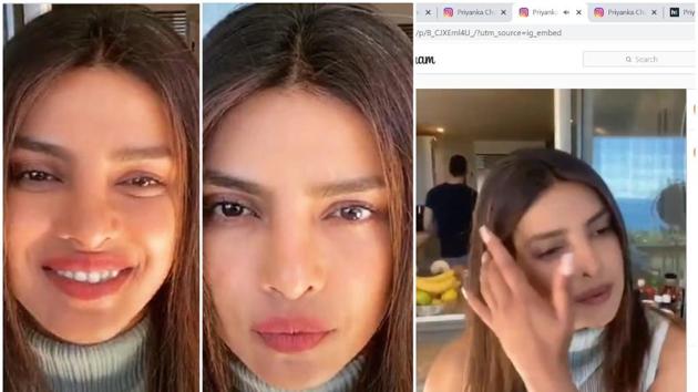 Priyanka Chopra was attempting an Instagram Live. Priyanka Chopra was attempting an Instagram Live.