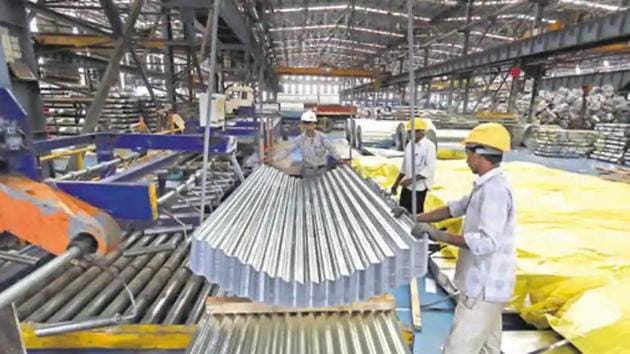 The Central government had issued guidelines for allowing all industries in rural areas and certain industries in non-hotspot regions of urban areas to begin operating from Monday. (Bloomberg file photo) The Central government had issued guidelines for allowing all industries in rural areas and certain industries in non-hotspot regions of urban areas to begin operating from Monday. (Bloomberg file photo)