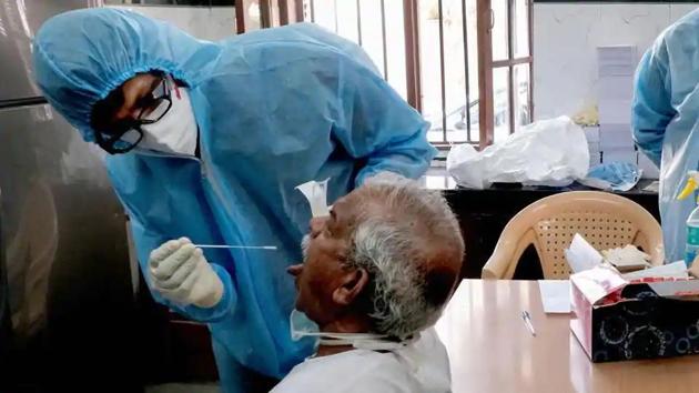 This sum would be divided among members of the team with a highest share going to persons actually engaged in collecting the swab. (PTI file photo) This sum would be divided among members of the team with a highest share going to persons actually engaged in collecting the swab. (PTI file photo)
